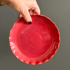 Gresnovo bord Ø19 cm Rouge Cendré