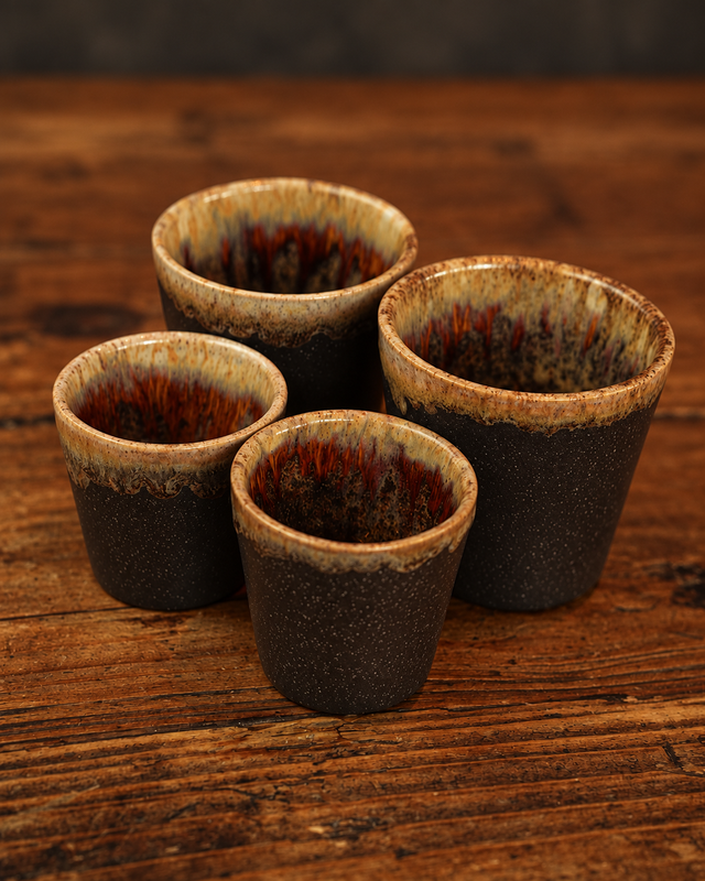 Poterie Lungo kop Mocha-Latte